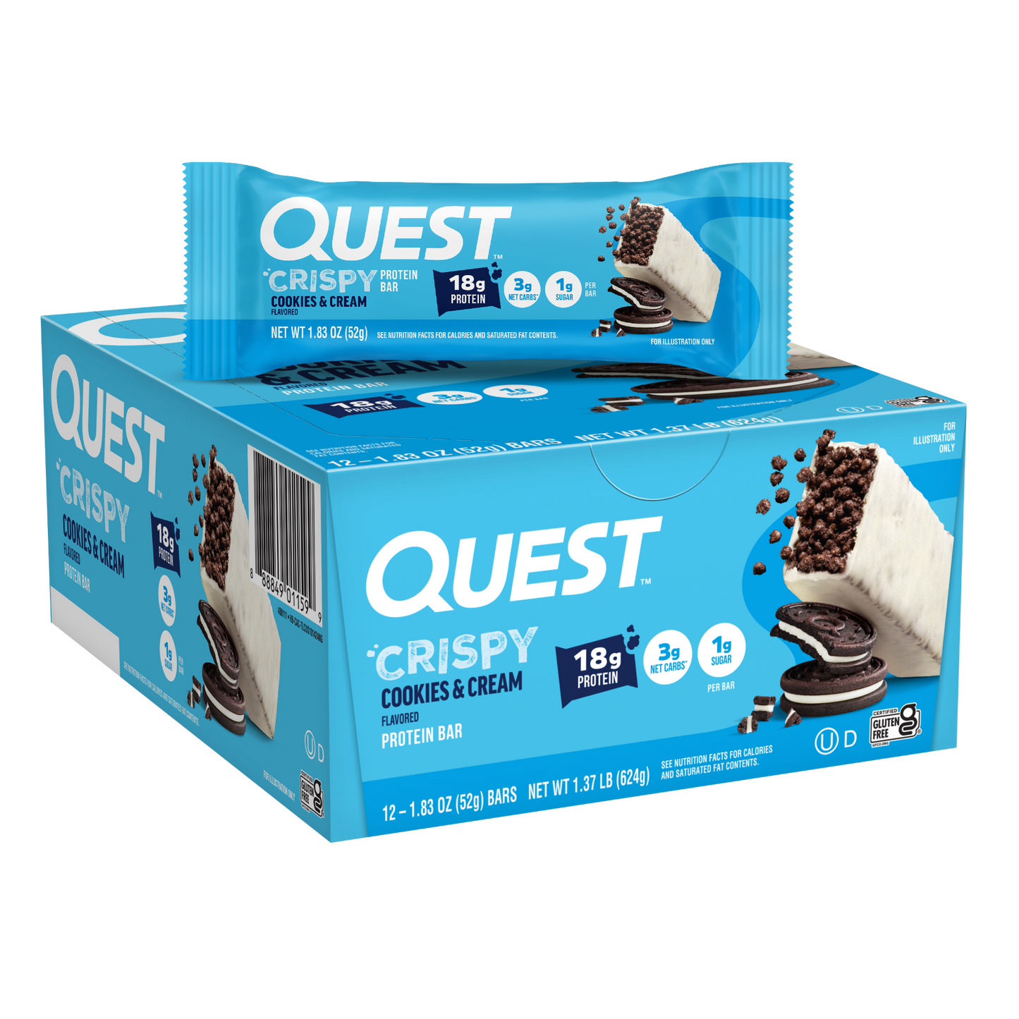 cookies-and-cream-crispy-hero-protein-bars-s5 400111_QN_USA_Pkg_Crispy_ProteinBar_CAC_12ctCarton_3D_Composite_Force.png